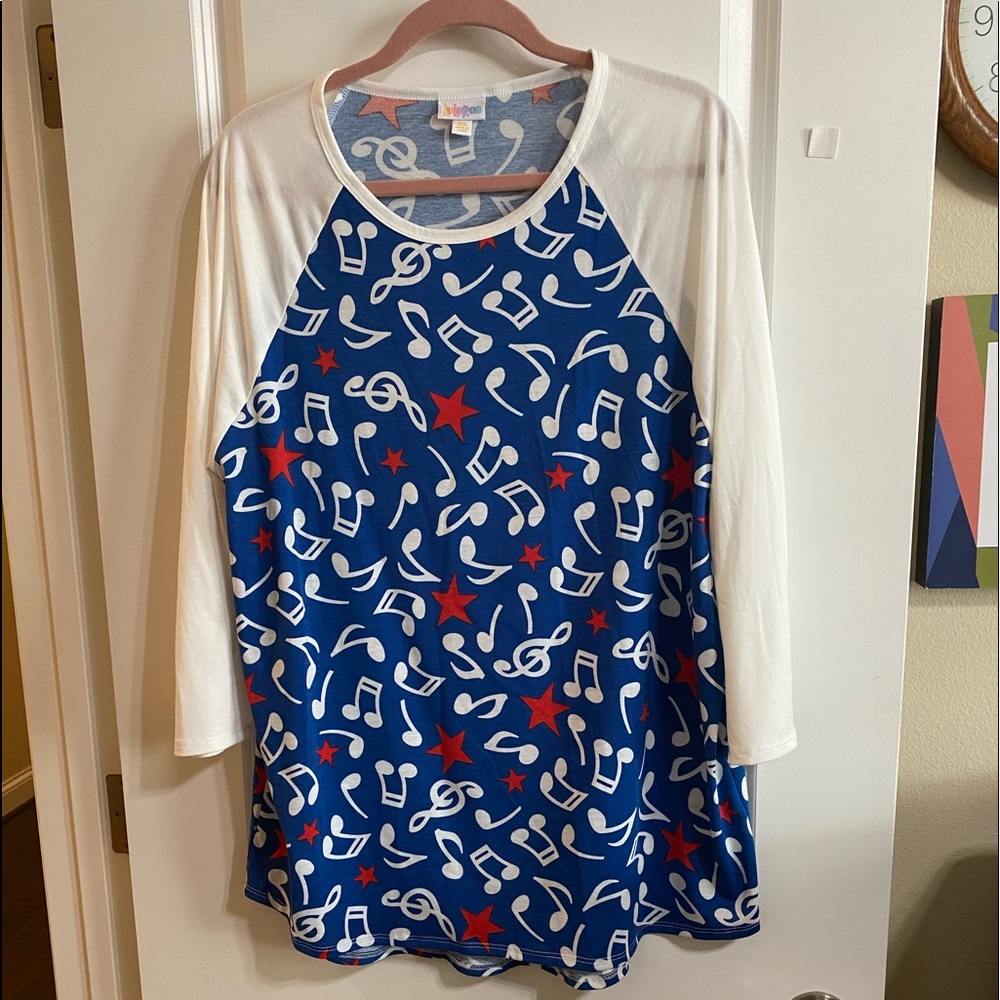 LuLaRoe Randy shirt sz 3X NWOT